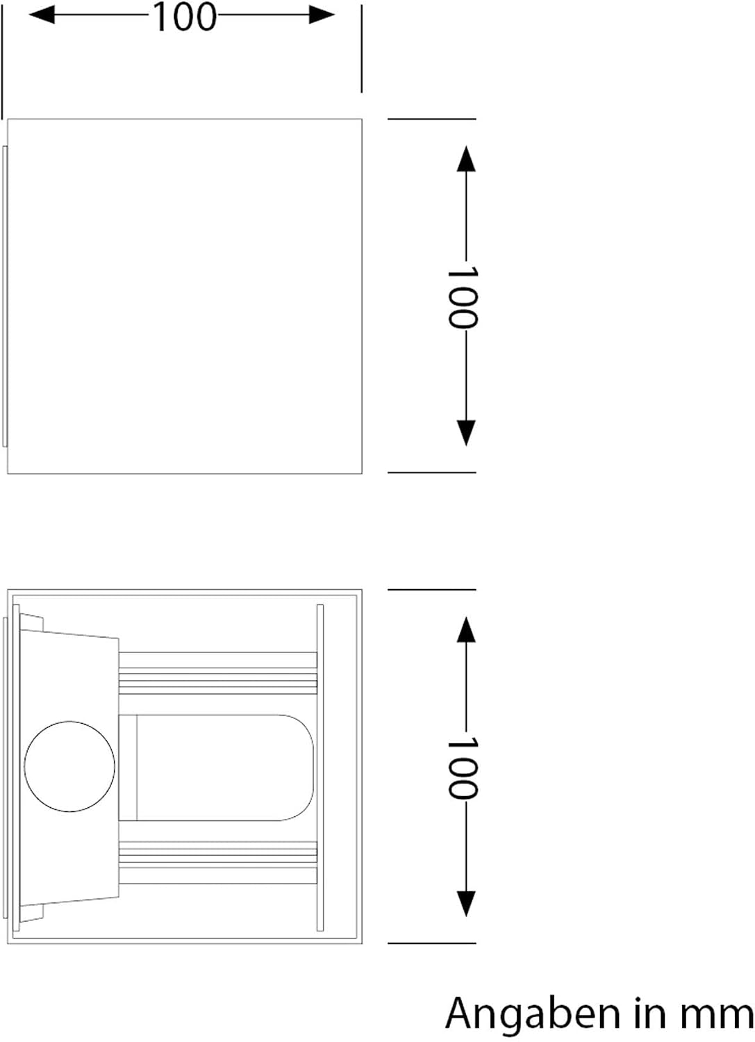 Thumbnail 6 de Ledscom.de 2 applique CUBEL per esterni IP65 con sensore movimento e attacco G9