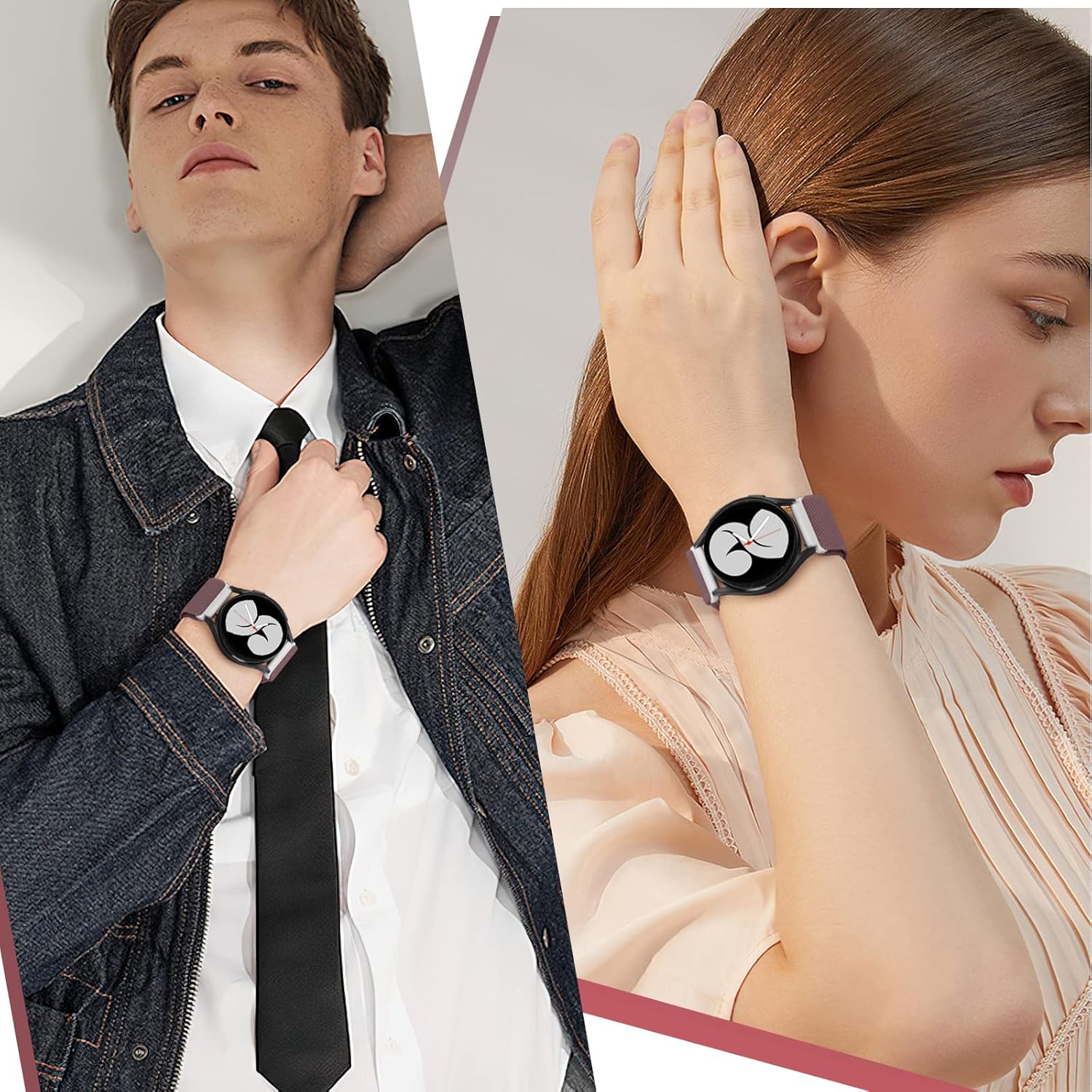 Thumbnail 6 de Elastic Nylon Strap 4-Pack (18–22mm) with Quick Release – Breathable, Lightweight Watch Straps
