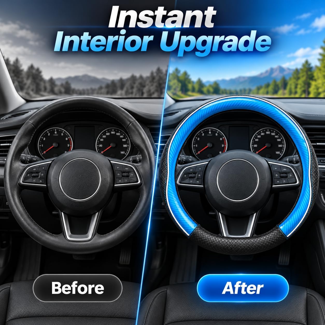 Thumbnail 4 de Autothetic Steering Wheel Cover, 15-Inch