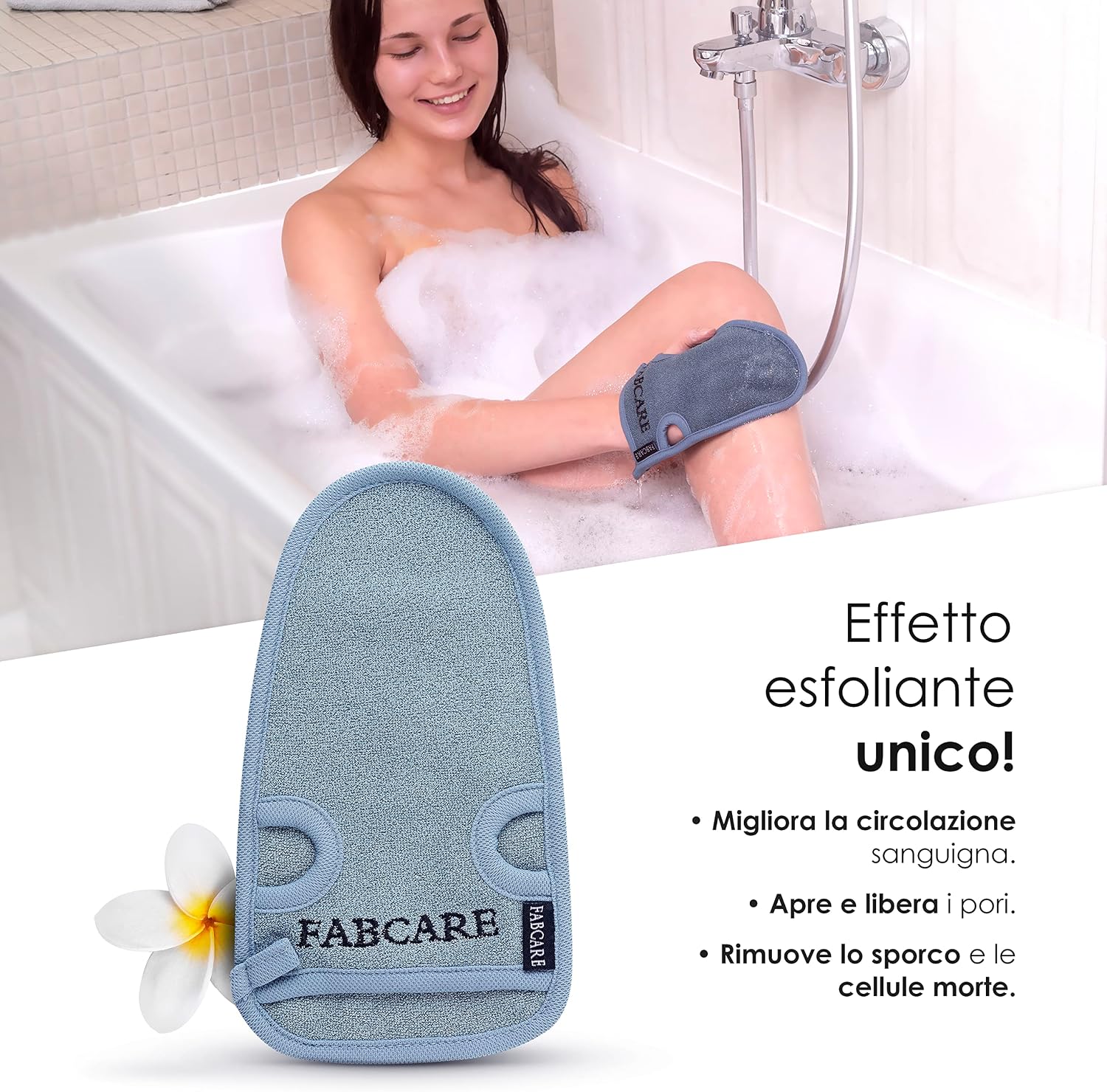 Thumbnail 1 de FABCARE Guanto Esfoliante Corpo Premium 2 pezzi 🧖♀