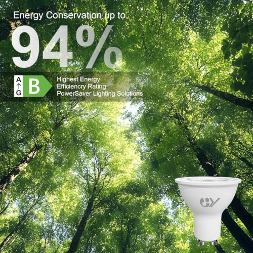 Thumbnail 6 de GY Ampoules LED GU10 4,9W équivalent 80W – Lot de 10, 4000K neutre, 790 lm, 120°