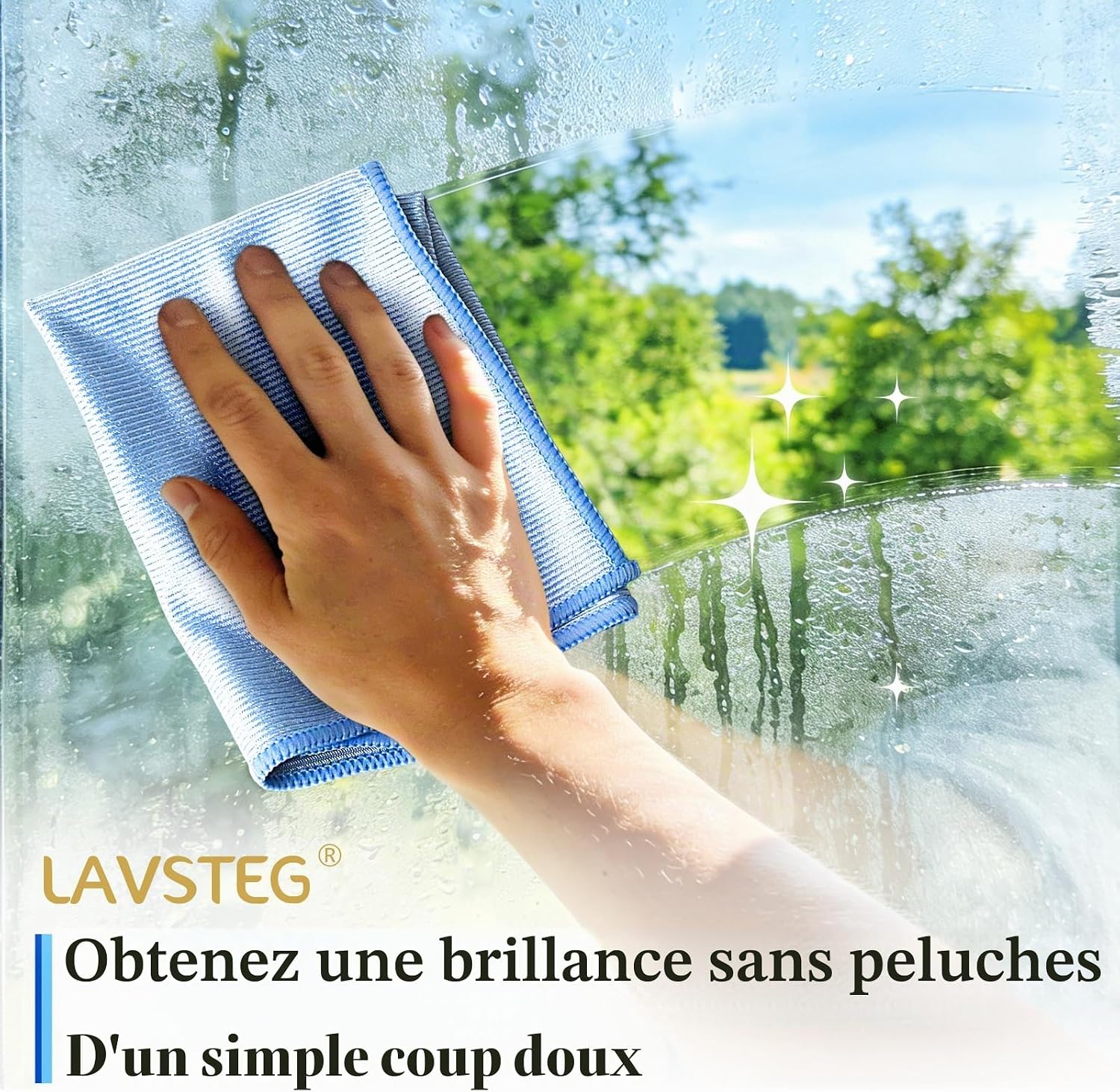 Detalle de LAVSTEG LFST-CS-LAN-6pcs microvezeldoeken, dubbelzijdig en pluisvrij
