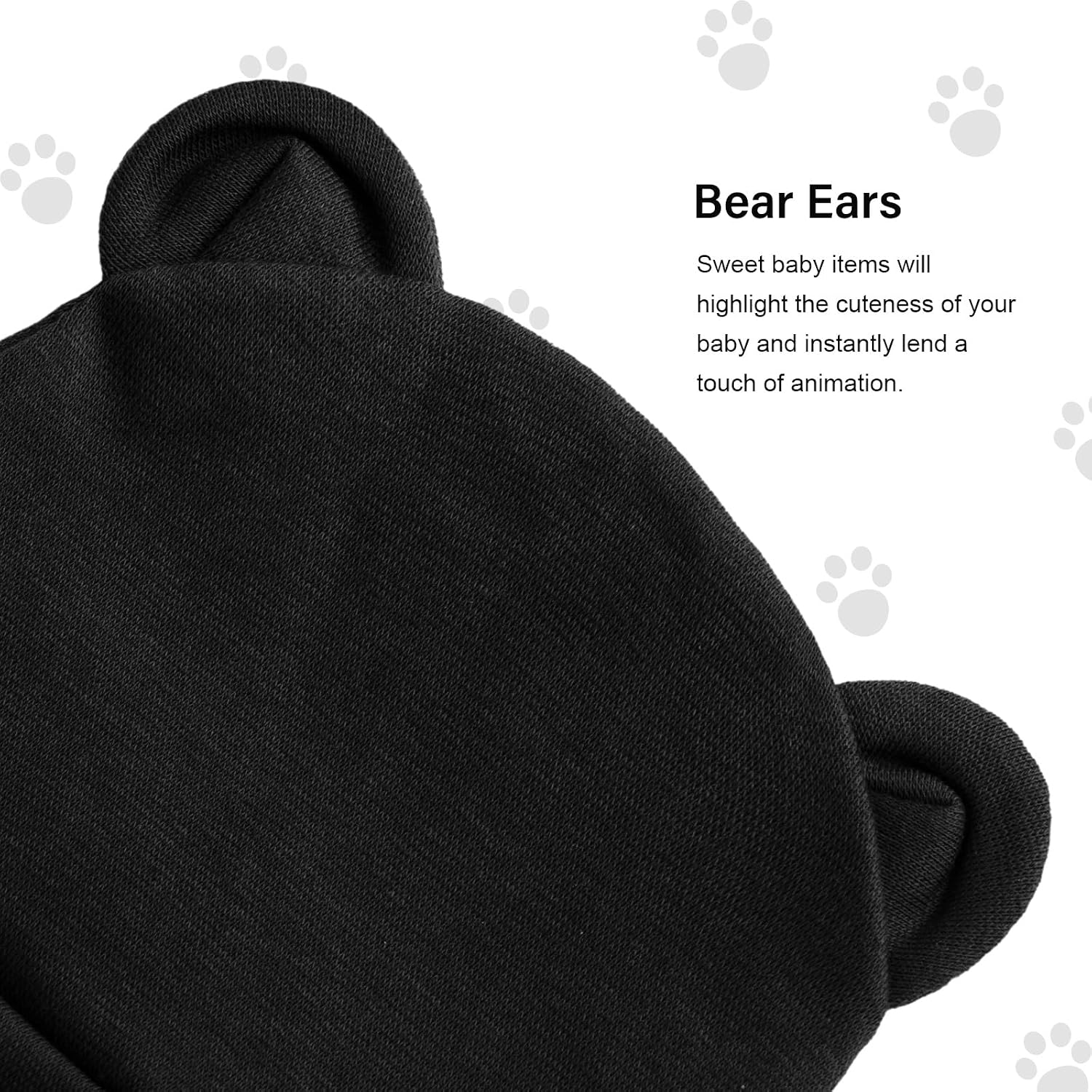 Thumbnail 4 de DRESHOW Newborn Baby Hats Mittens Set with Bear Ears – 0-6 Months