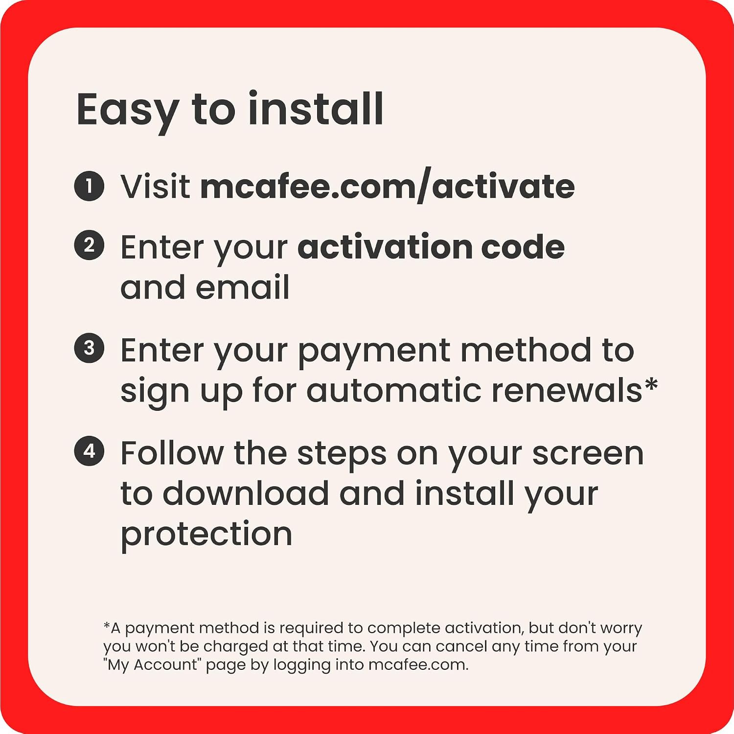 Detalle 2 de McAfee AntiVirus Virus Protection Software 2026 for 1 PC | Auto-Renews