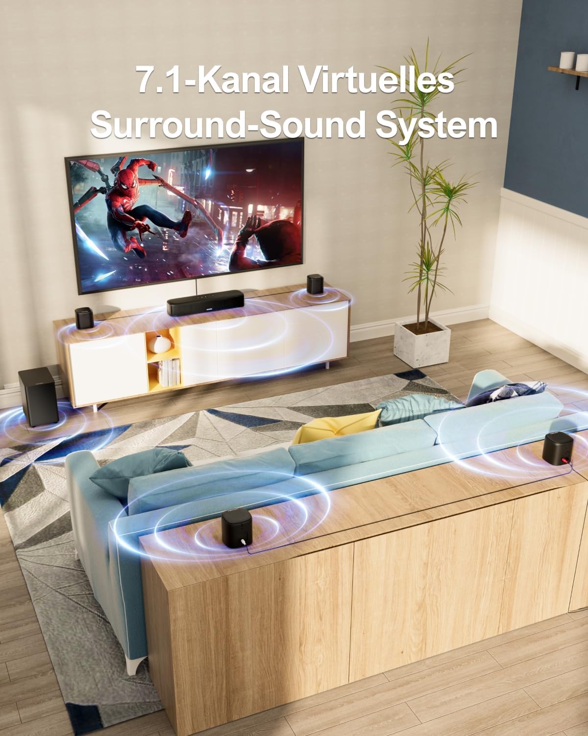 Detalle 2 de ULTIMEA Aura A40 7.1ch Soundbar für TV