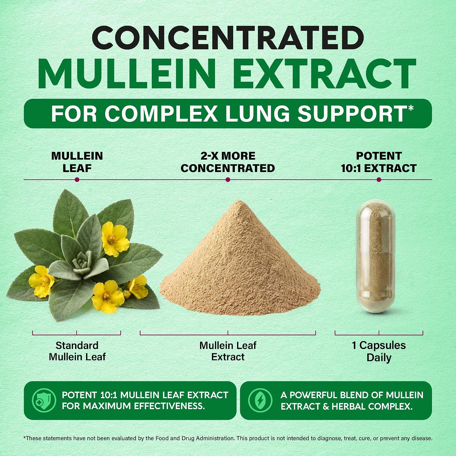 Thumbnail 6 de NUTRAHARMONY NH-MULLEINCPS60 Mullein Lung Detox, 60 Vegan Capsules
