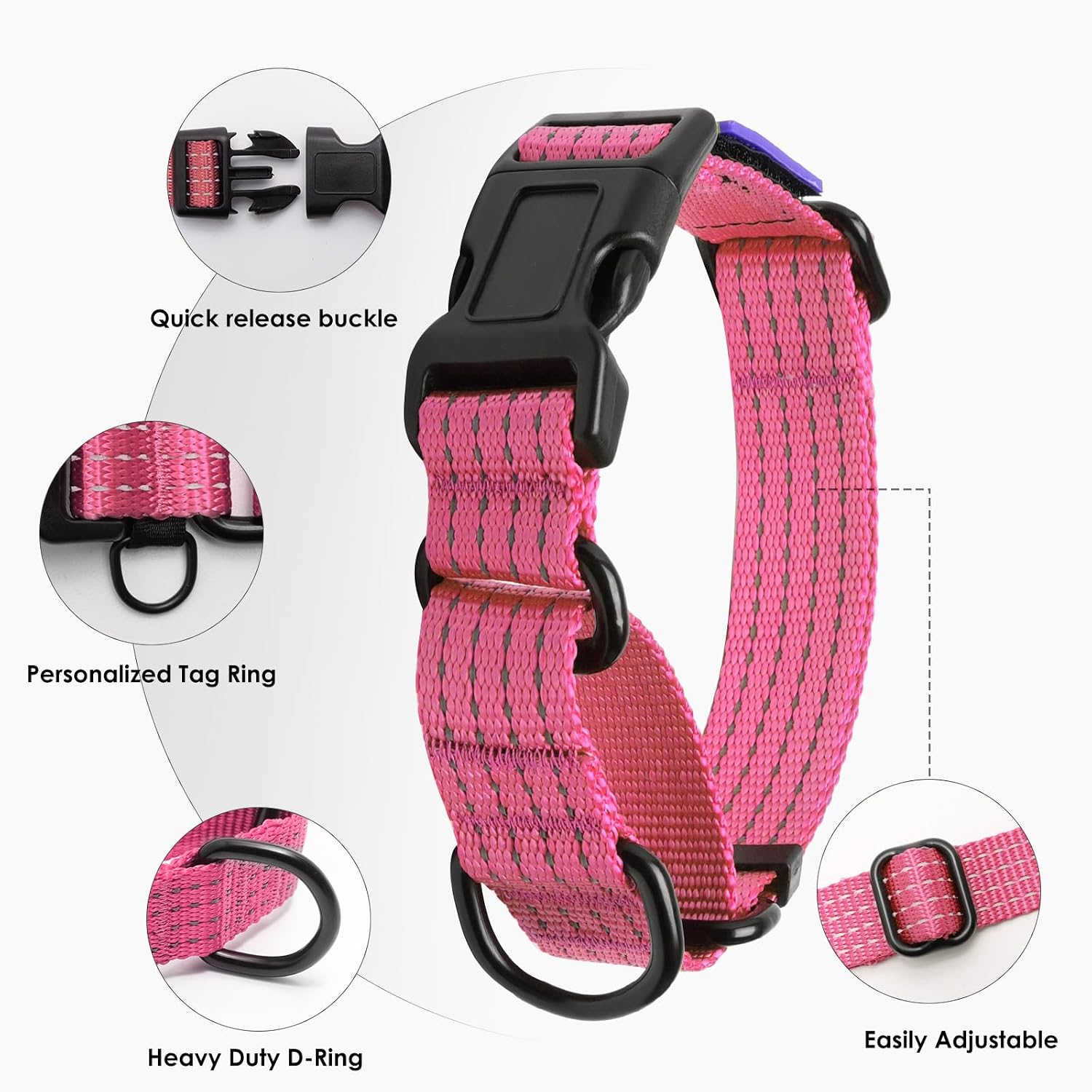 Detalle de JOOCPUP Martingale Dog Collar, L