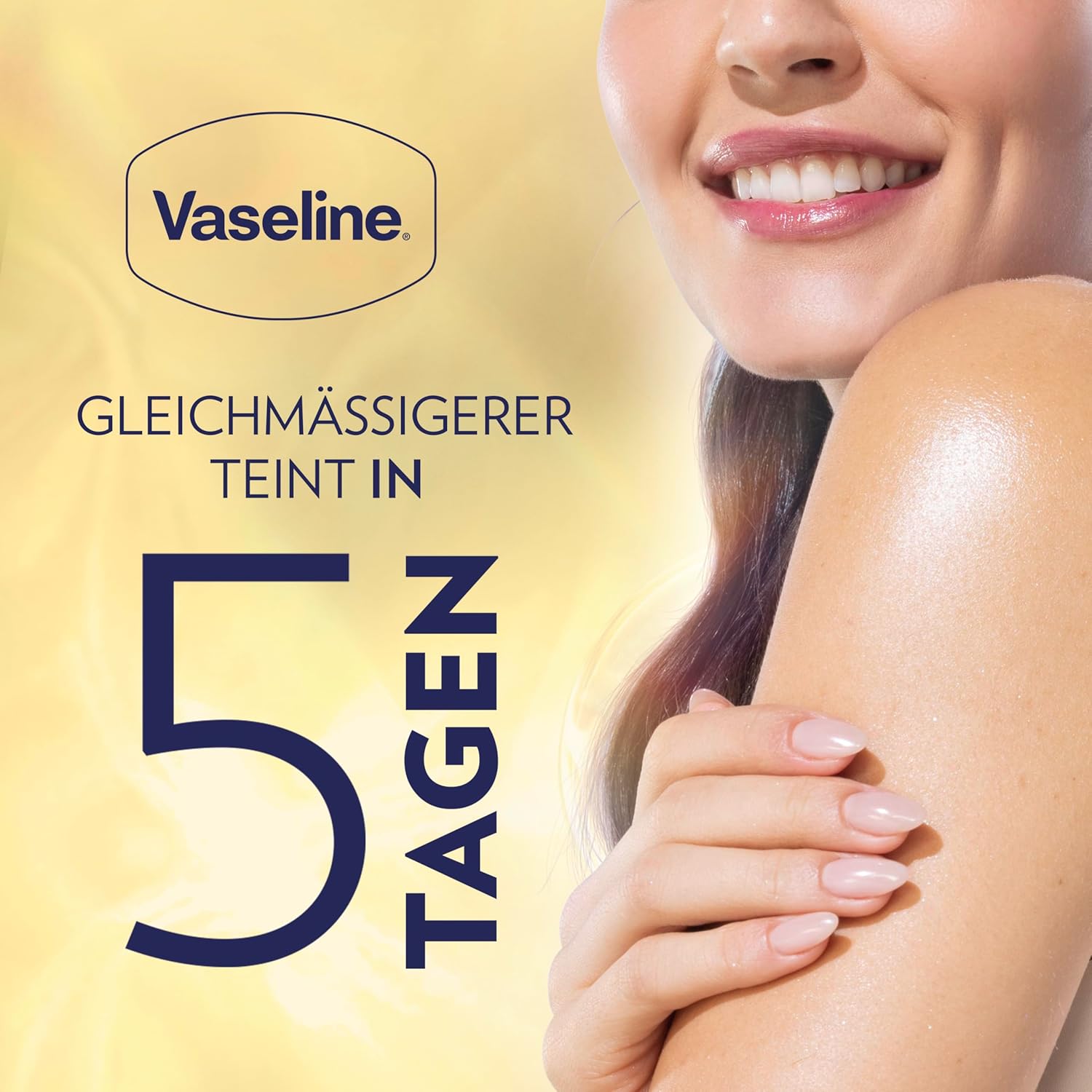 Detalle de Vaseline Gluta-Hya Flawless Tone Antioxidantienreiche Feuchtigkeitslotion mit GlutaGlow & Hyaluronsäure (2x 200 ml)