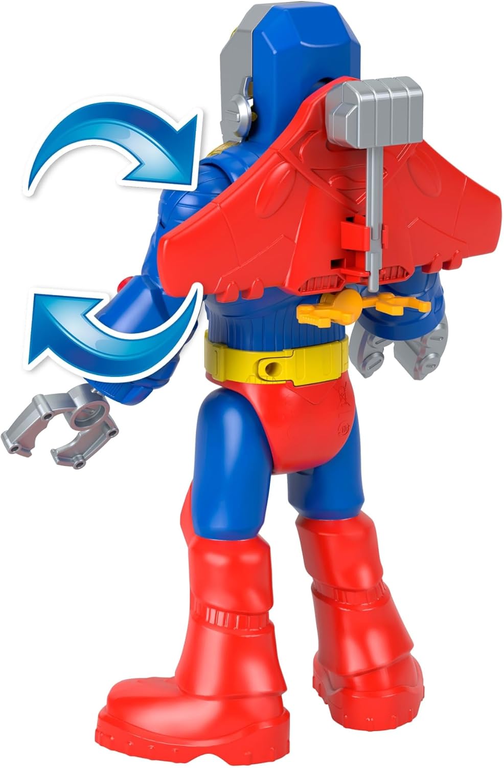 Detalle de Fisher-Price Imaginext DC Super Friends: Superman Insider e Corazza, robot alto 30+ cm con luci e suoni