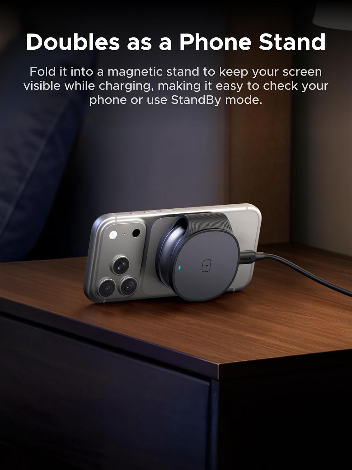 Thumbnail 6 de UGREEN W759 MagFlow 25W Qi2 Foldable Magnetic Wireless Charger