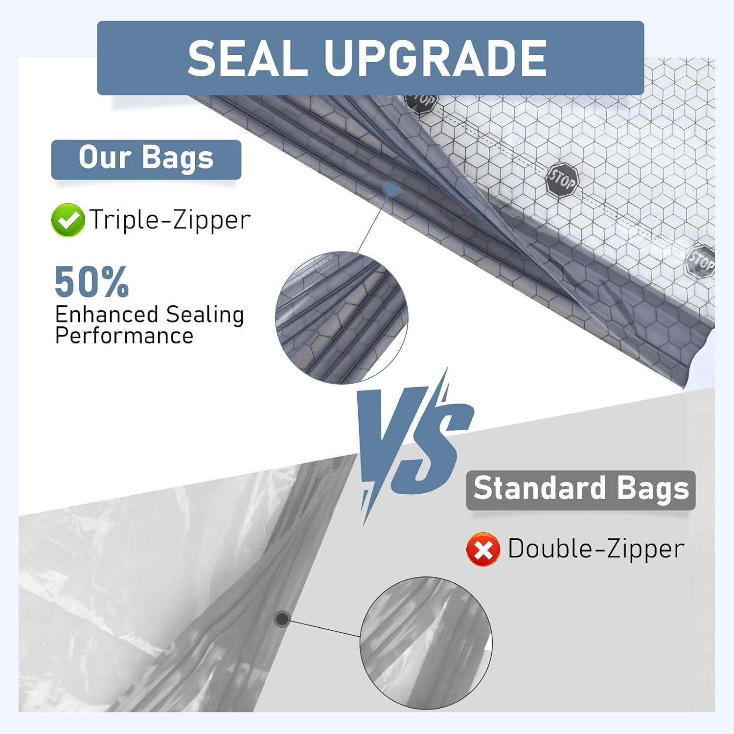 Detalle de BlazeHold Travel Vacuum Bags, 3 Sizes