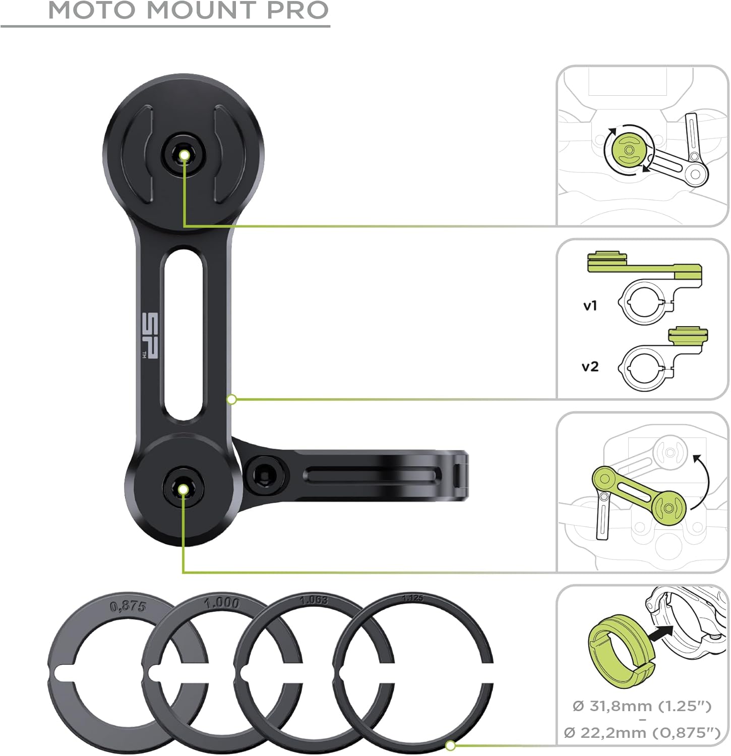 Thumbnail 4 de SP CONNECT SPC+ support moto pour S23+