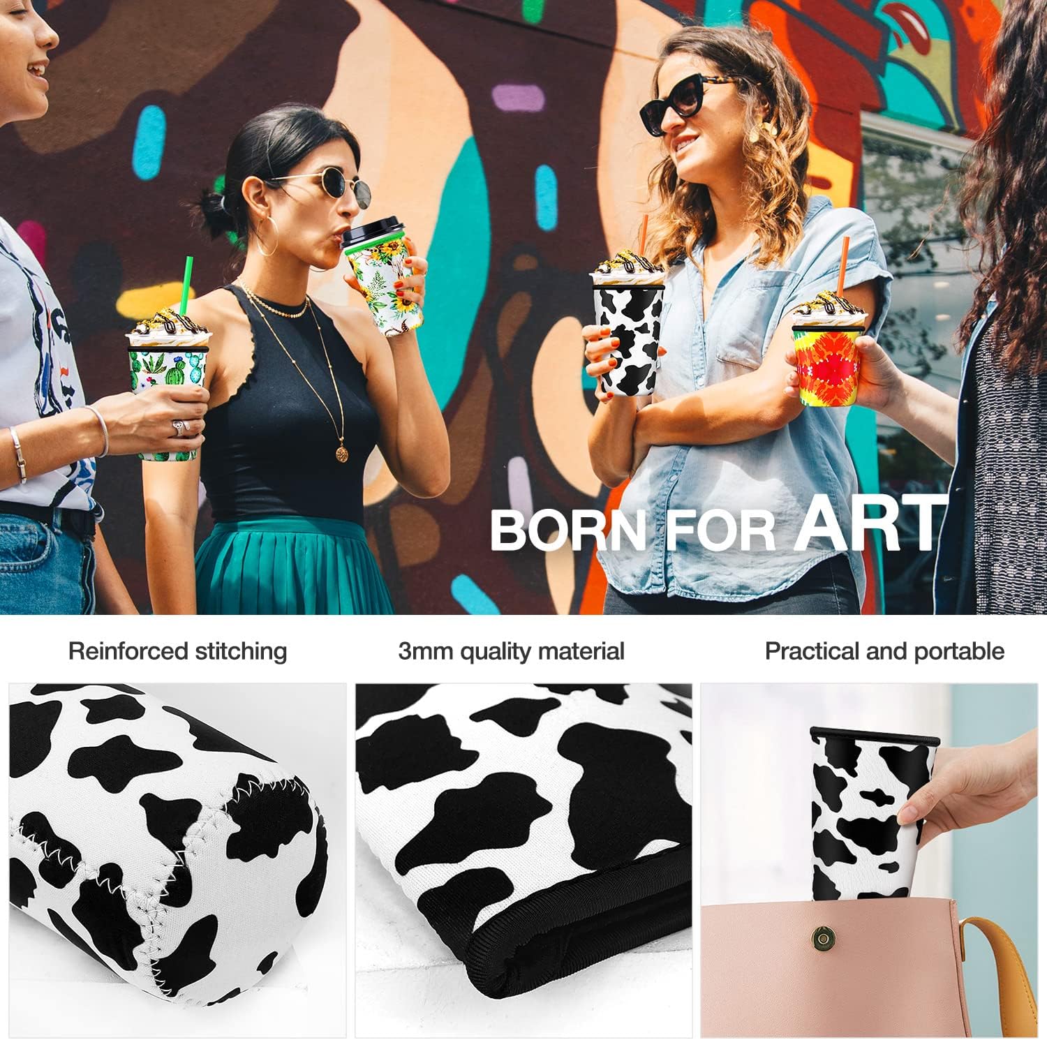 Thumbnail 4 de Iced Coffee Cup Sleeve, Neoprene