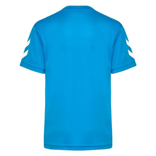 Detalle de hummel hmlLOGO SET KIDS, DIVA BLUE, 140 – Regular Fit mit wasserbasierendem Druck und elastischem Bund