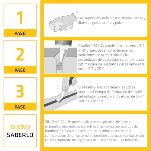 Thumbnail 3 de SIKA Sikaflex 521 UV sellador poliuretano híbrido 300 ml 🧰