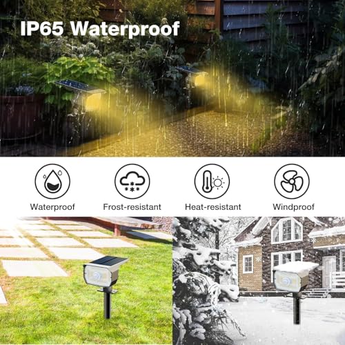 Detalle 2 de nipify Luces Solares con Sensor IP65 para JardÃn 🚶