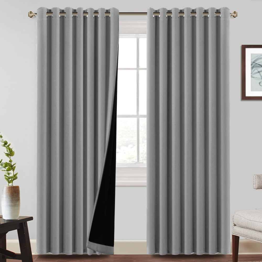 Detalle de BellaHills 100% Blackout Curtains 90x90