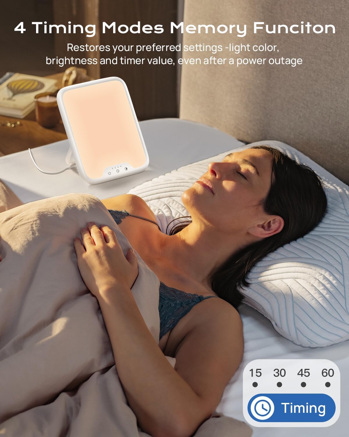 Detalle 1 de SAD Lamp 10,000 lux light therapy lamp