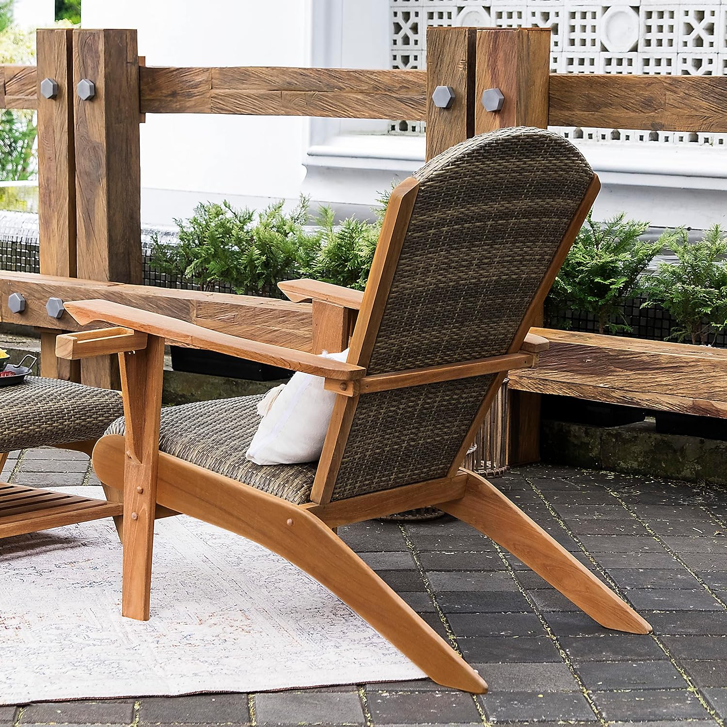 Detalle 2 de Cambridge Casual Adirondack Chair Teak