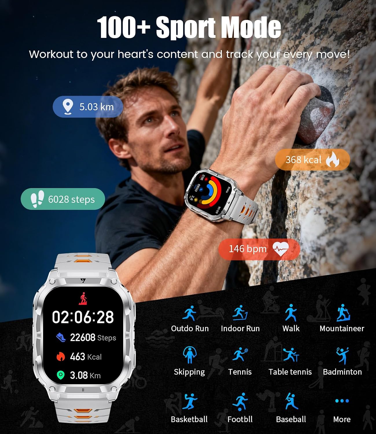 Thumbnail 4 de LIGE SMART EF22 Reloj 2.0" 1000mAh
