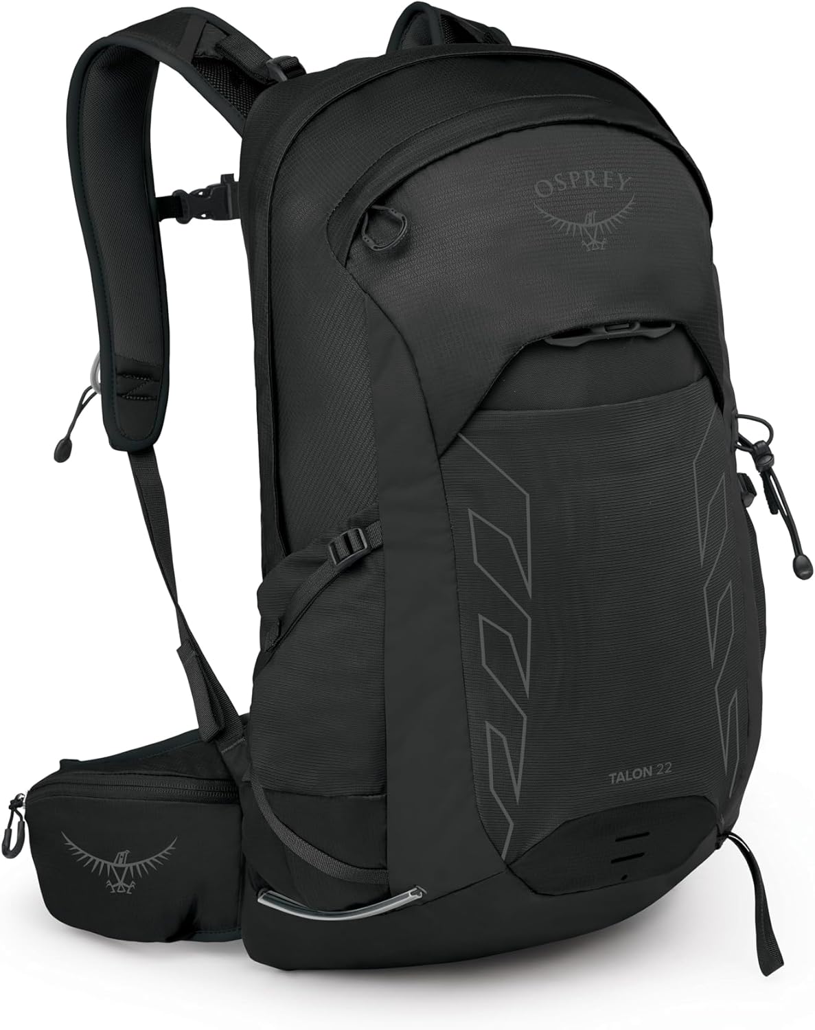 Detalle de Osprey Talon 22L Men's Lightweight Hiking Backpack — 22L Daypack for Travel & Camping