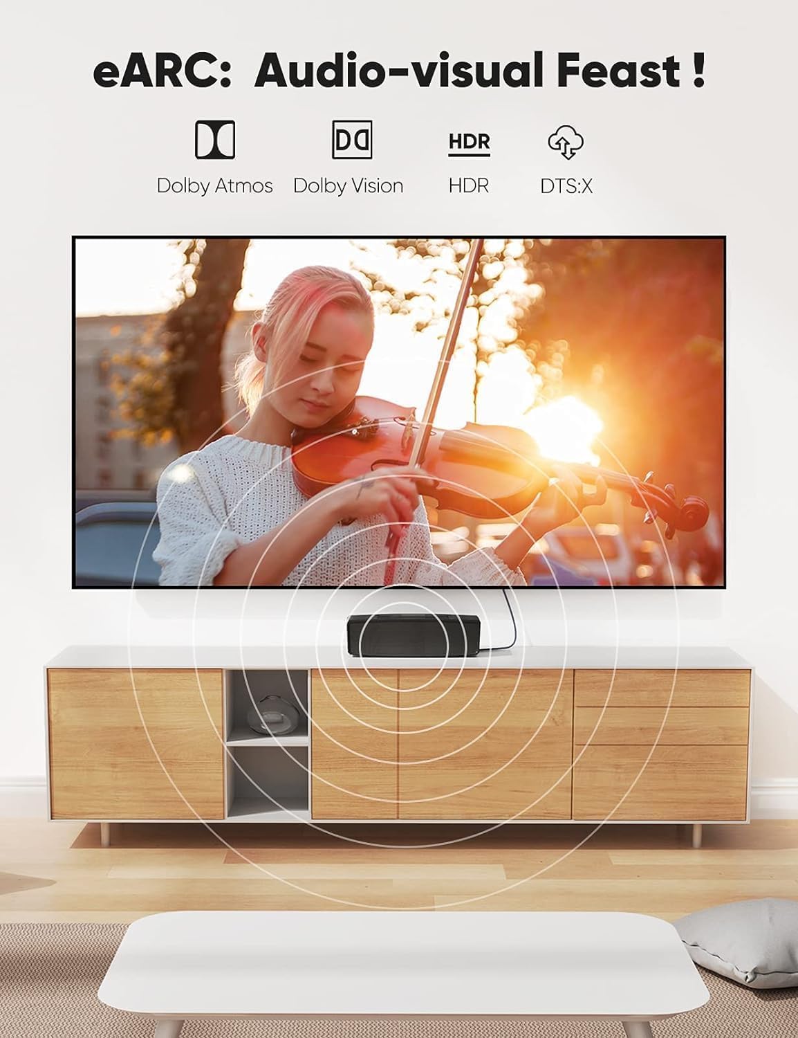Thumbnail 4 de Snowkids HDMI 2.1 Cable 2m — 48Gbps HDMI cable