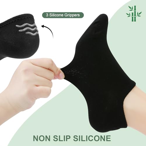 Detalle 2 de Niofind Bamboo Trainer Socks for Women and Men – No Show, Soft, Breathable, Non-Slip