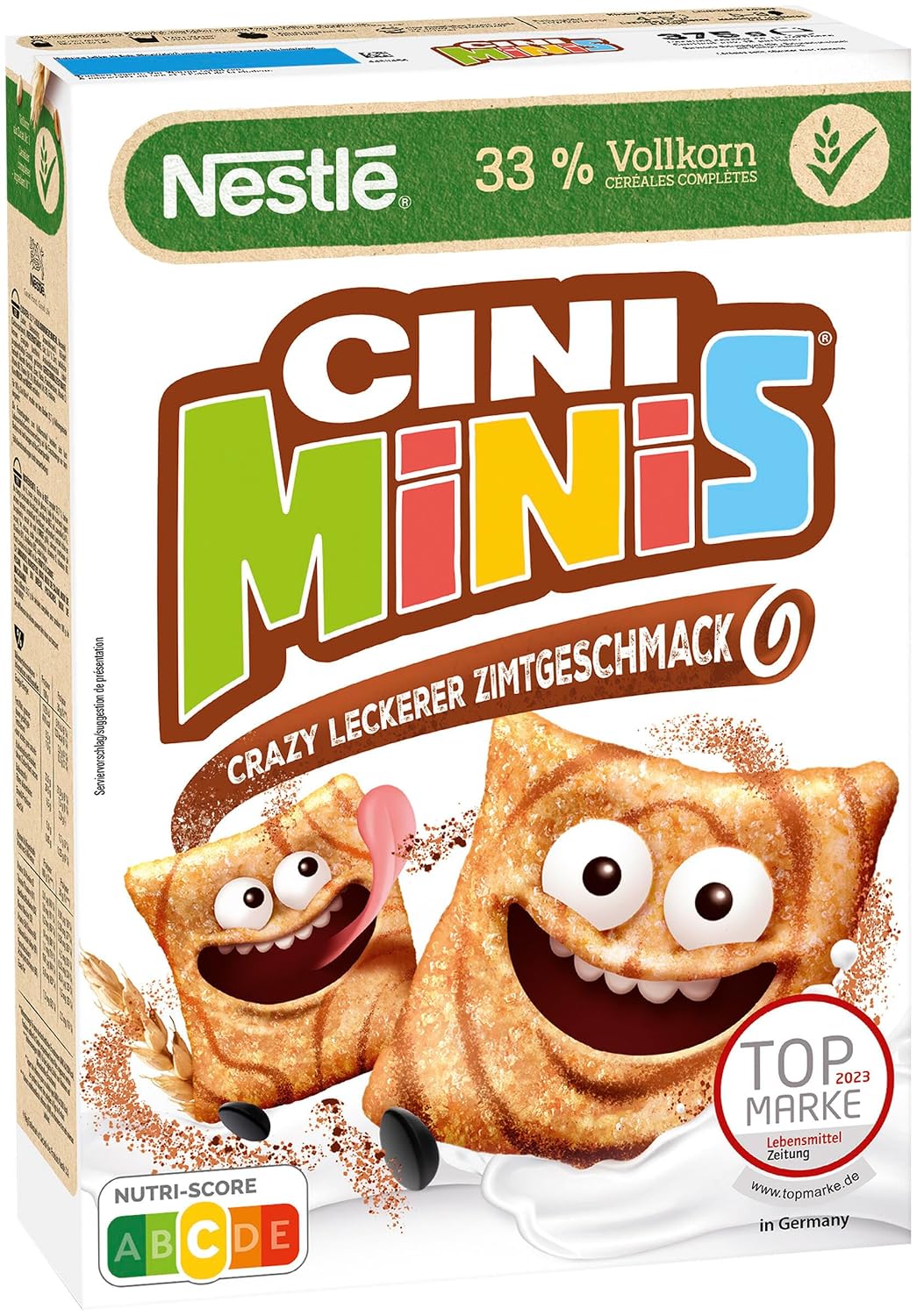 Detalle 2 de Nestlé CINI MINIS Zimt Müsli 7×375 g 🥣