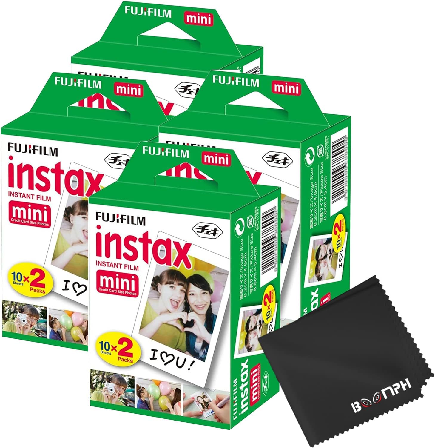 Thumbnail 6 de Fujifilm Instax Mini Film (20 Shots Total) — 10 Sheets x 2, for Instax Mini Cameras