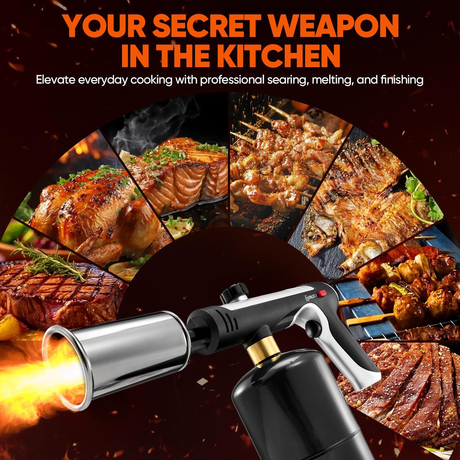 Thumbnail 4 de Sakerplus Propane Torch 3272°F for Searing Steak