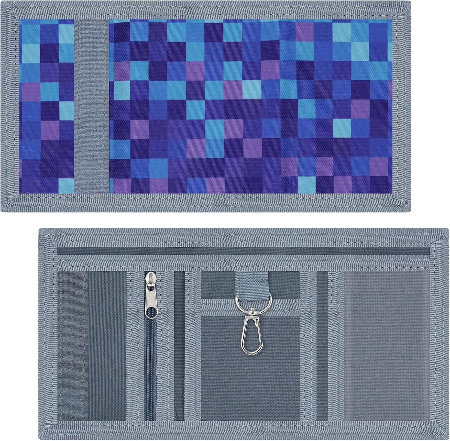 Thumbnail 2 de MHZP Kids Boys Canvas Outdoor Trifold RFID Wallet: A Practical Everyday Pick