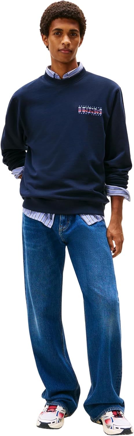 Thumbnail 3 de Tommy Jeans TJM Reg Entry DNA Play Crew Ext DM0DM22377 – Felpa unisex, sostenibile