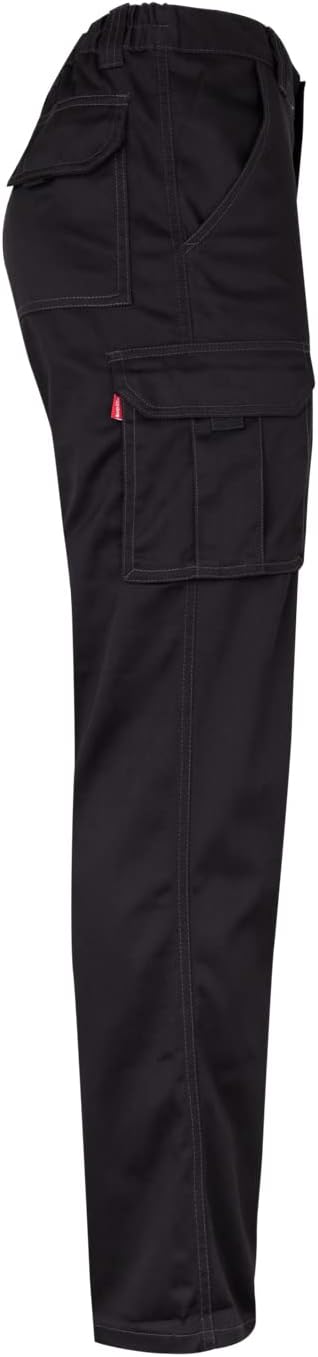 Detalle de Velilla 103005s Pantaloni Elasticizzati Multitasche, Bianco, 42 Uomo