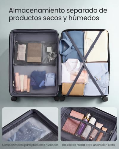 Thumbnail 6 de SONGMICS TREVO RLP003C101, maleta rígida XL de ABS de 110 l con candado TSA