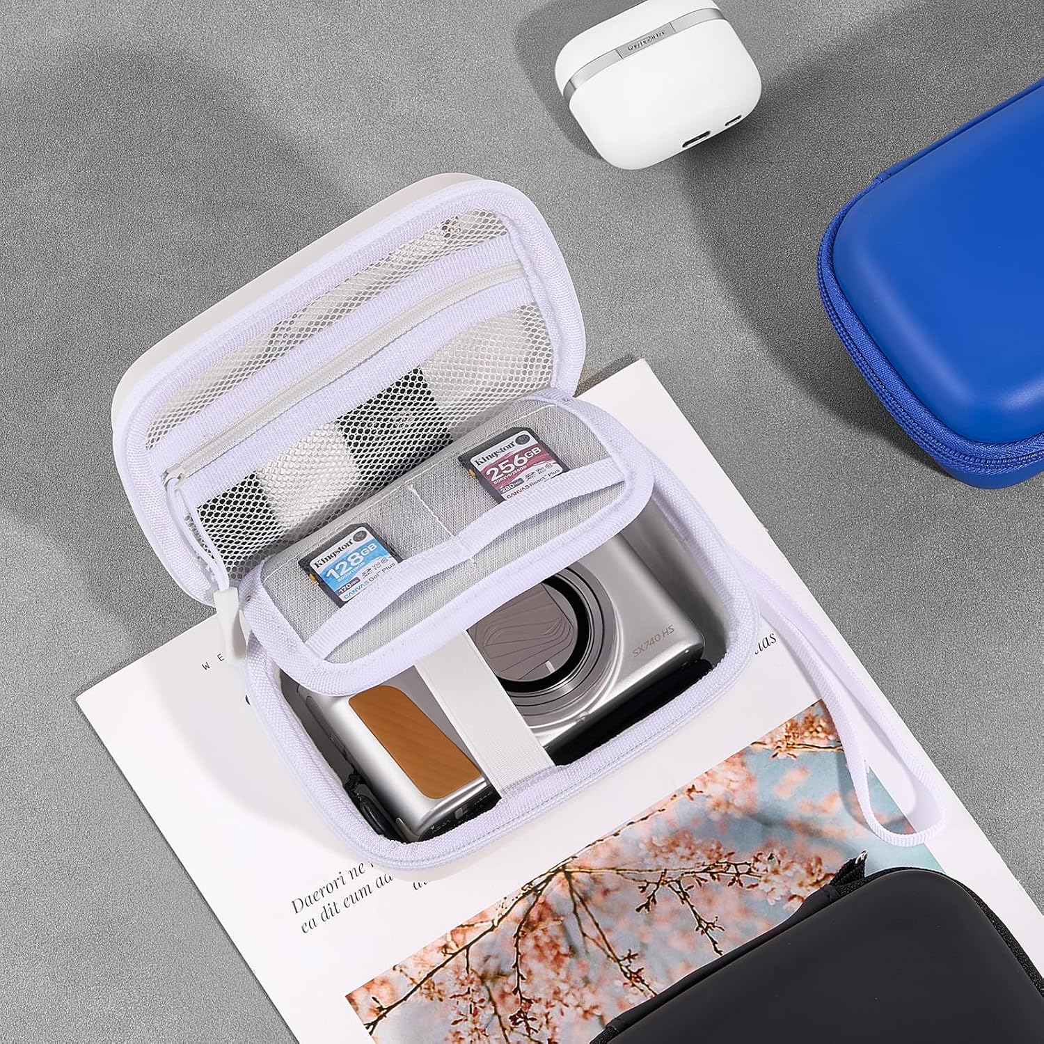Detalle de ProCase Kameratasche für Canon G7X Mark II/III, SX740 HS, Sony ZV-1F, Ricoh GR III und weitere kompakte Digitalkameras