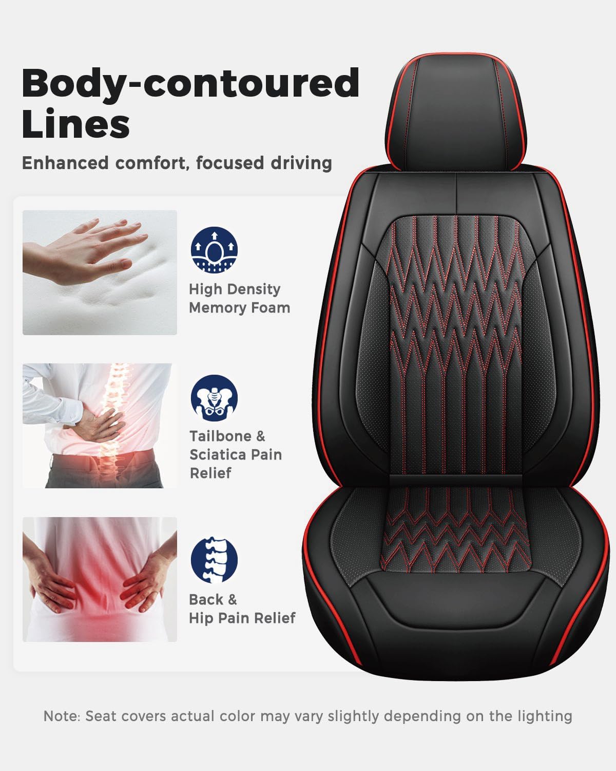 Detalle 1 de Huidasource Car Seat Covers Faux Leather