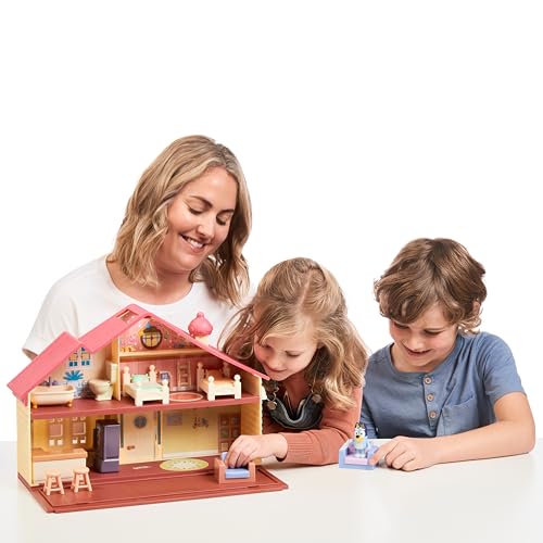 Detalle 2 de Moose Toys Set de Jeu La Maison de Bluey avec Figurine Bluey Incluse – échelle 1:24