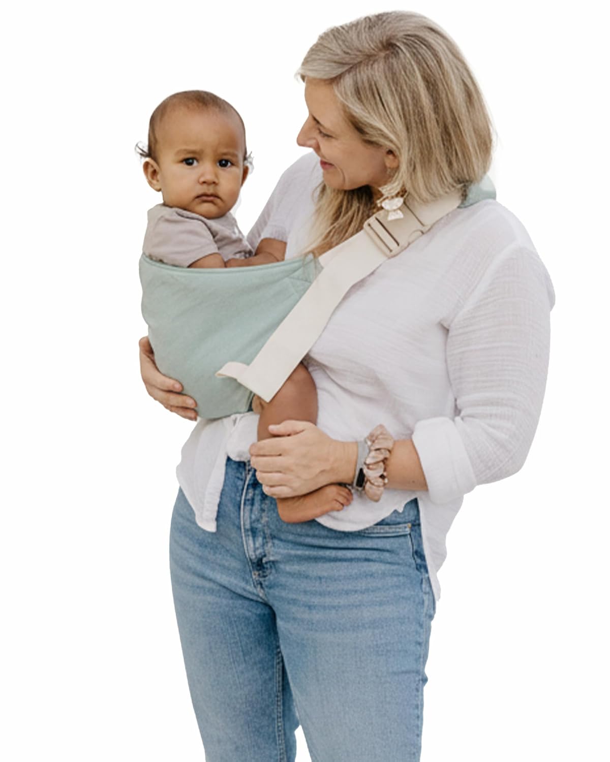 Thumbnail 4 de Hip Baby Wrap Hip Sling Baby Carrier, Orange, Lightweight Hip Seat