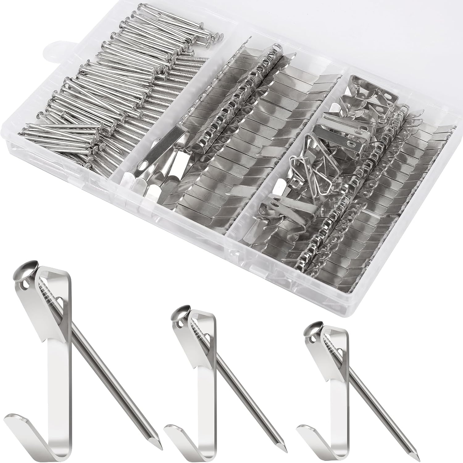 Detalle de Romeda 14XKGG0003 Picture Hanging Kit with 20 lb, 30 lb, and 50 lb Hooks