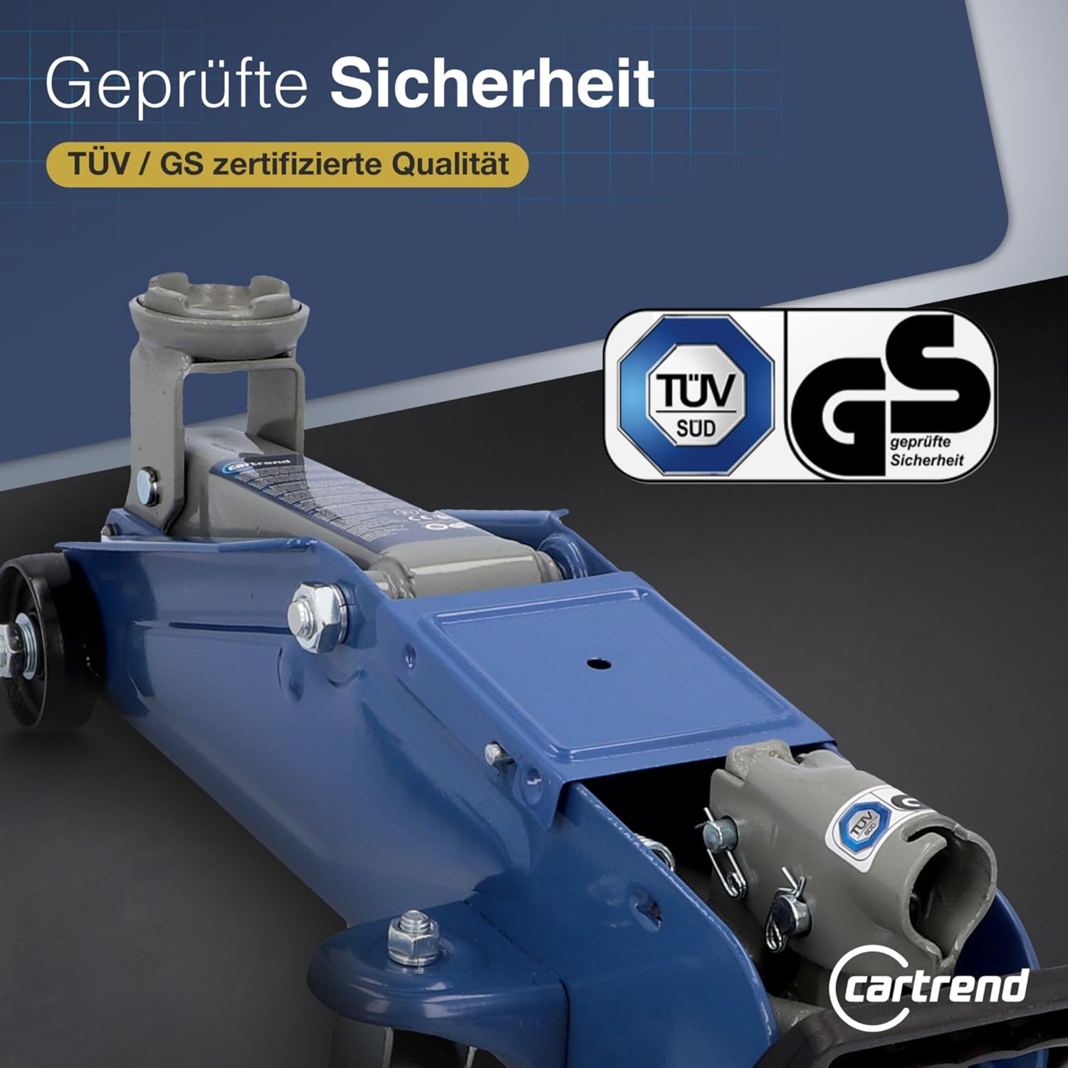 Detalle de cartrend Hydraulischer Rangierwagenheber 2t đź›