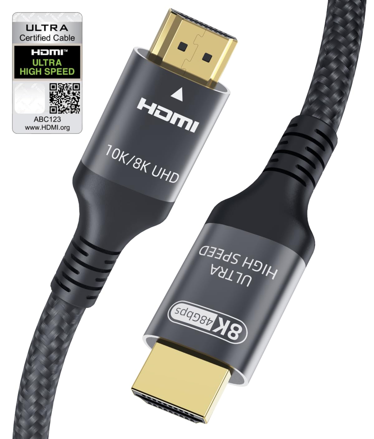 Thumbnail 6 de Zertifiziertes HDMI 2.1 Kabel (10K/8K, 48 Gbps) 1 m – 8K@60Hz, eARC, HDR10+