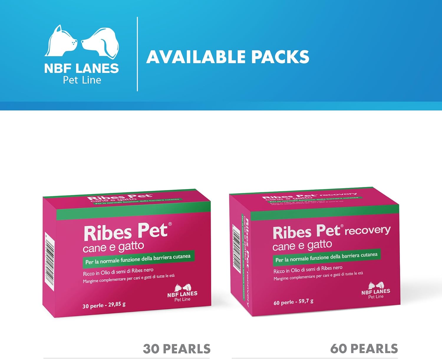 Thumbnail 6 de NBF Lanes Ribes pour Animaux de Compagnie — 30 perles attrayantes pour la fonction normale de la barrière cutanée