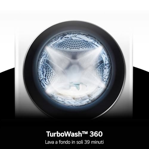 Thumbnail 6 de LG AI DD F4R709TAIDD Lavatrice 9kg AI Wash | TurboWash 360 e Wi‑Fi (Bianca)
