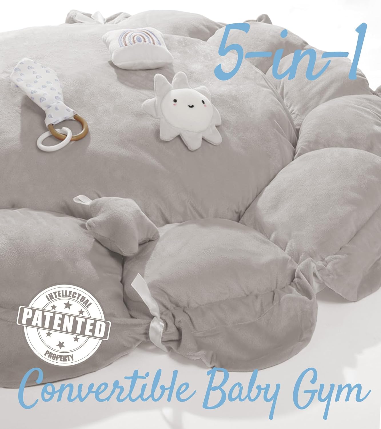 Thumbnail 6 de Mallify ML-babygym-1 5-in-1 Baby Play Gym with Plush Mat and 6 Toys