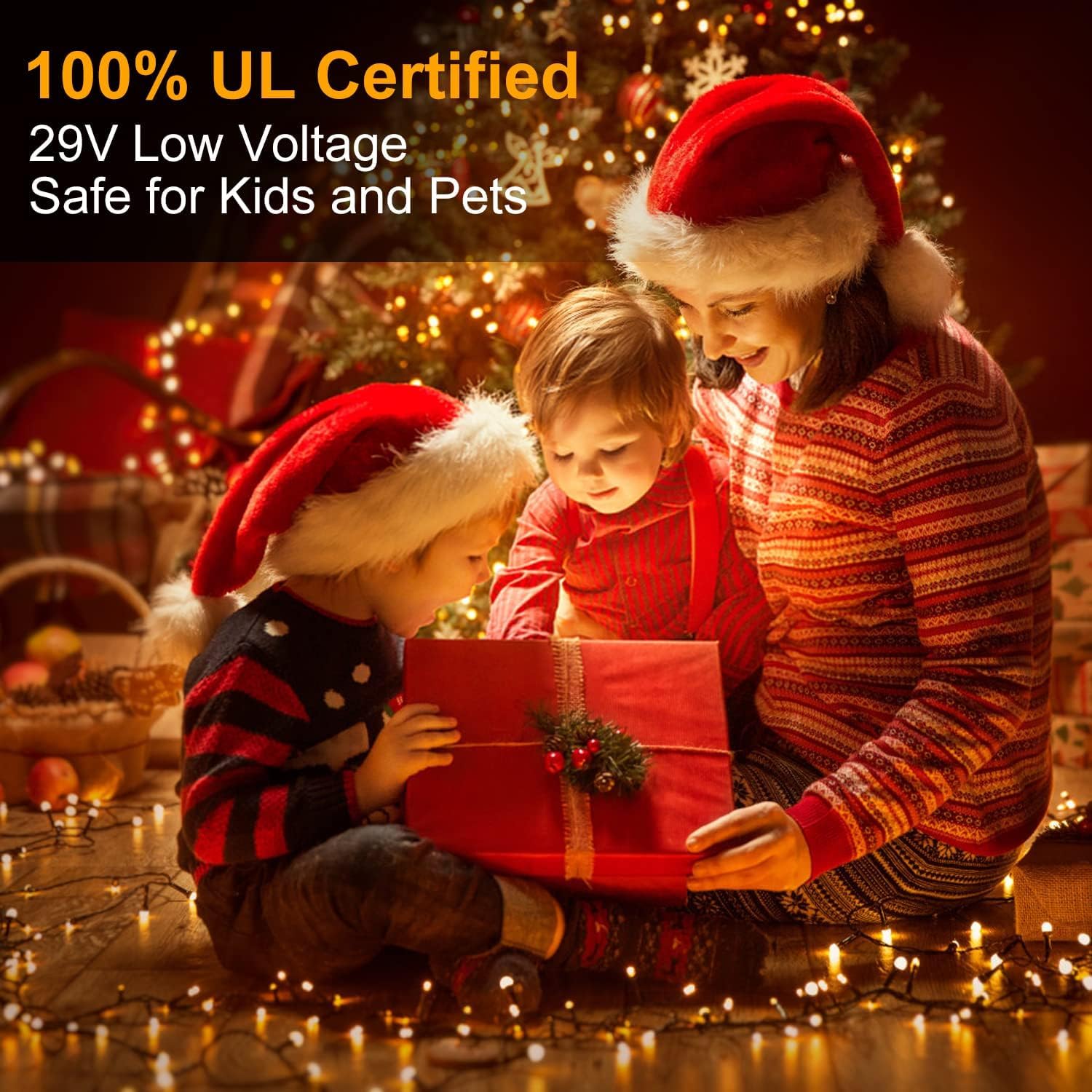 Thumbnail 4 de HAILI XMGQ HL300E 339 ft LED Christmas String Lights, 1,000 Warm White LEDs