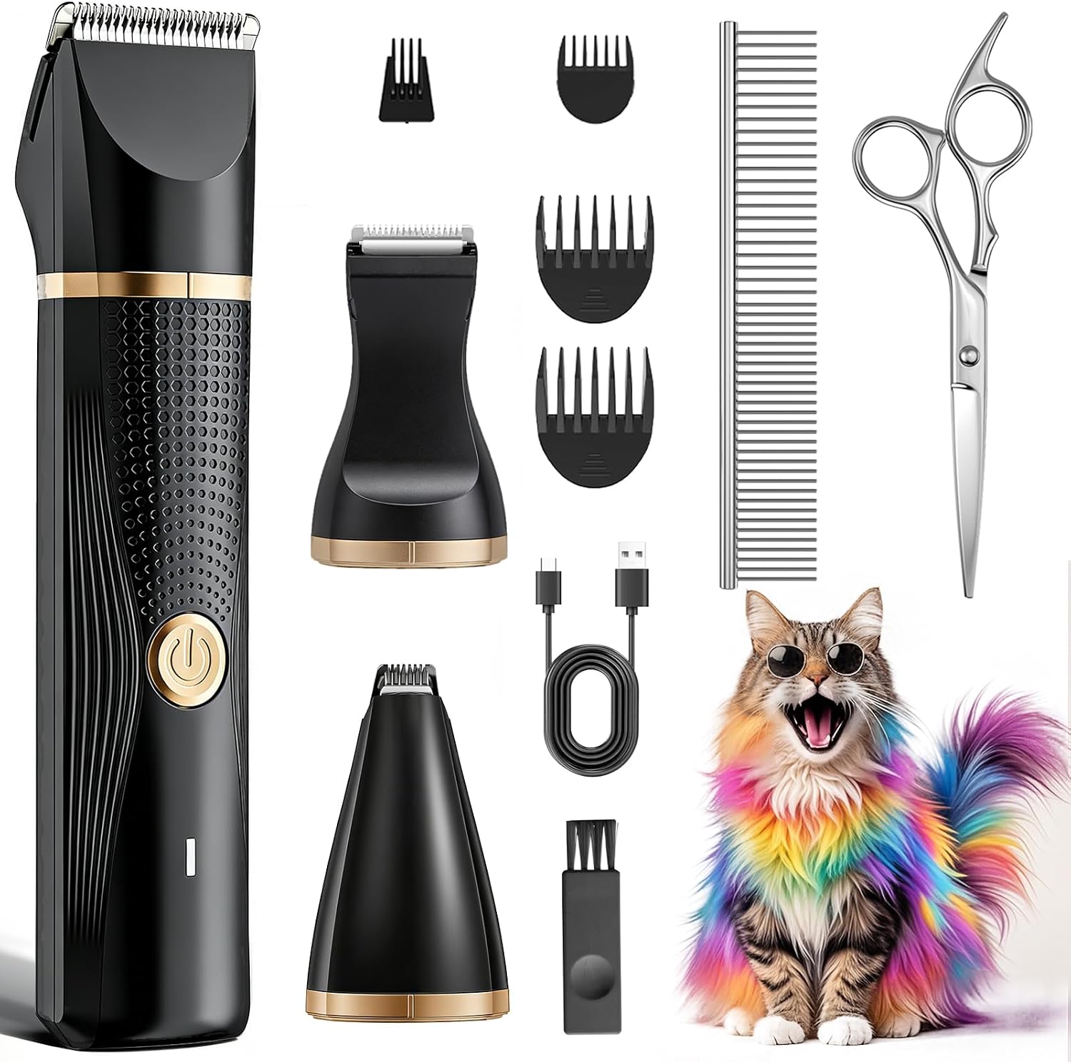 Detalle de Bautrium Leise Schermaschine Katze Set