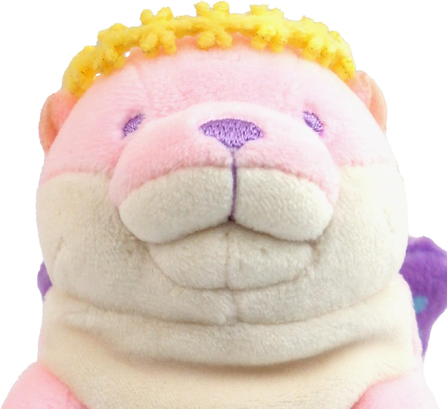 Thumbnail 4 de モリサカグローバル もちかわうそ フェアリーmini ピンク 妖精ぬいぐるみ 7×6×14cm