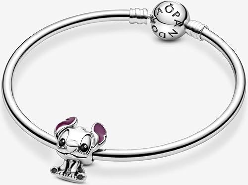 Thumbnail 6 de Pandora Dije Stitch de Disney en plata con esmalte morado y negro - colección Ohana