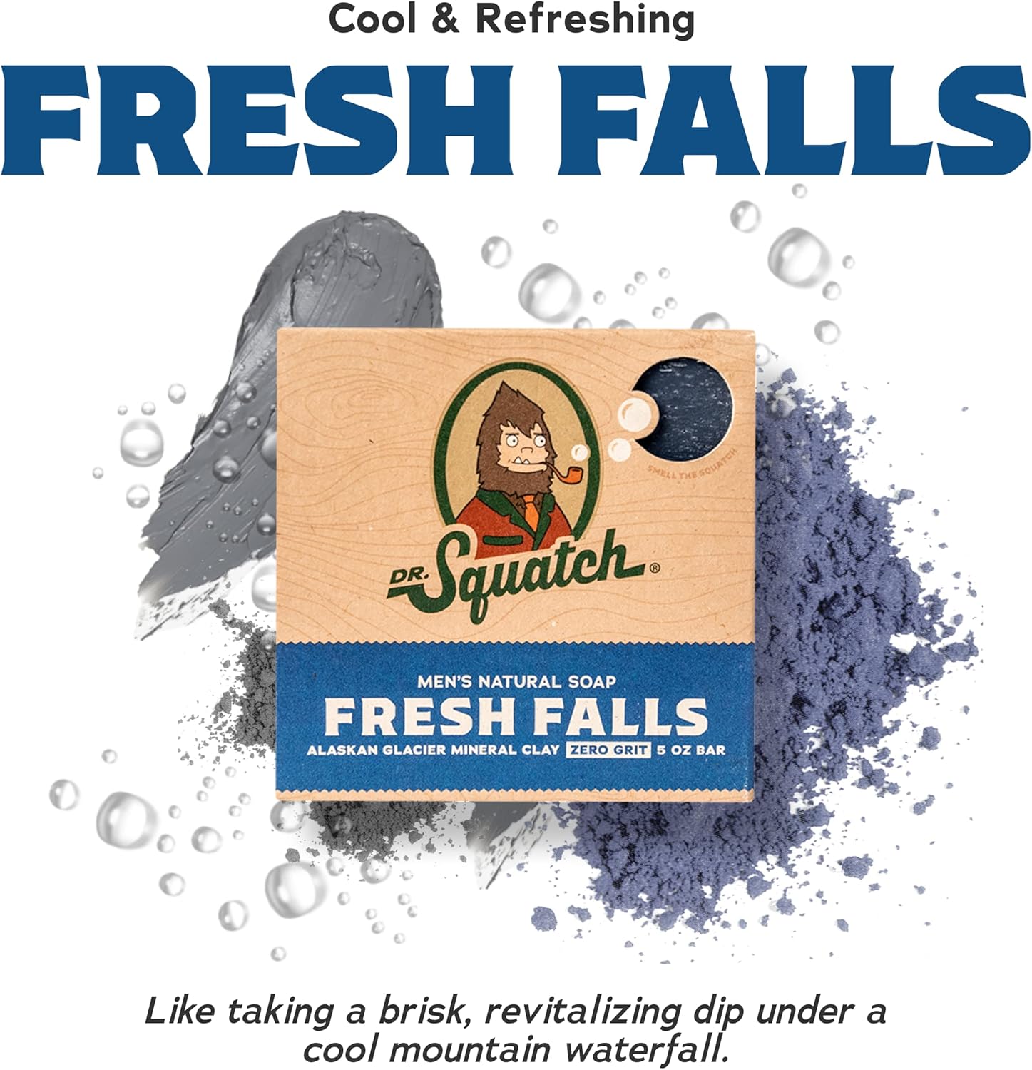 Thumbnail 1 de Dr. Squatch Saponetta tutta naturale per uomo, confezione da 5 barrette (Birchwood Breeze, Cool Fresh Aloe, Fresh Falls, Grapefruit IPA, Spearmint Basil)