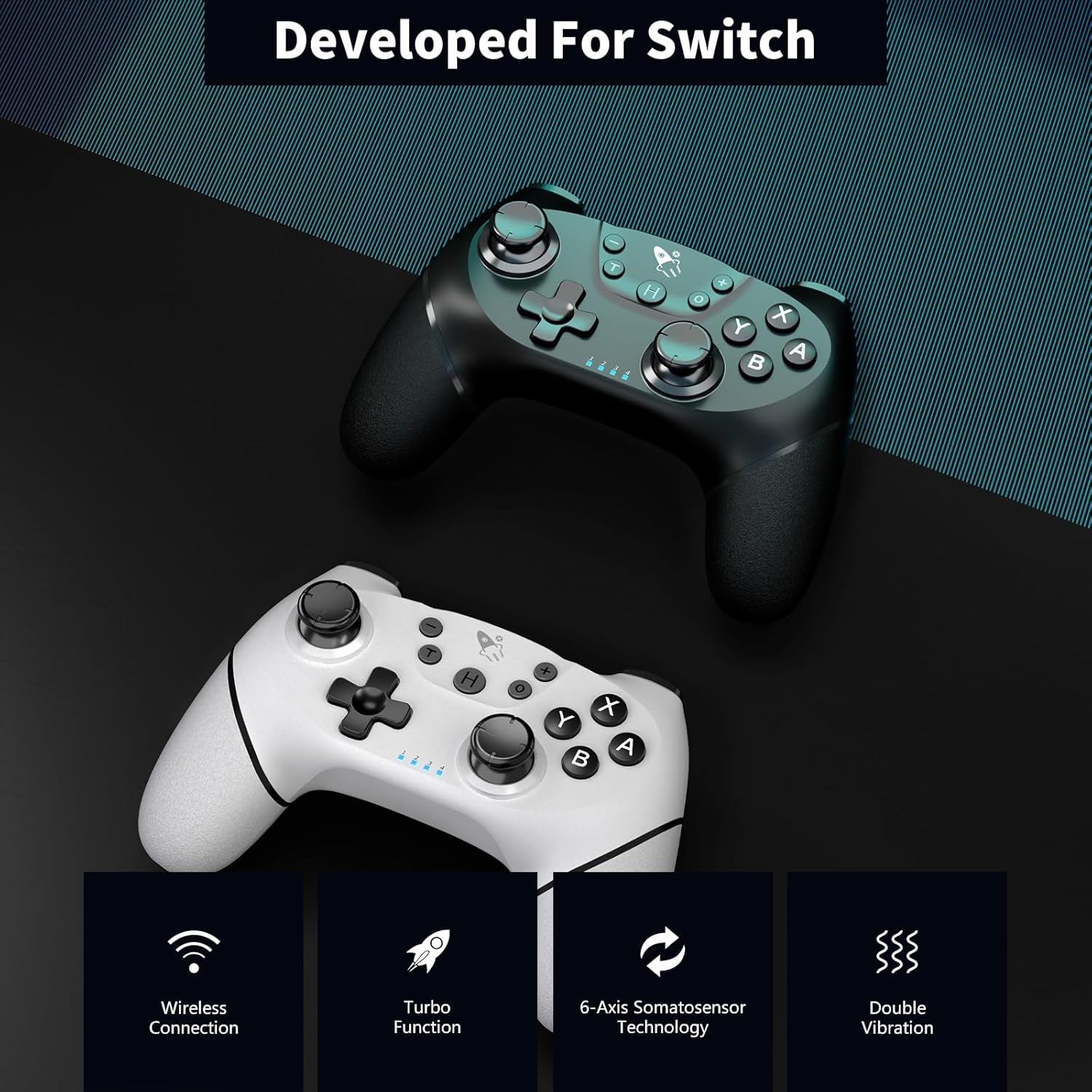 Thumbnail 5 de AceGamer Wireless Pro Controller 2-pack